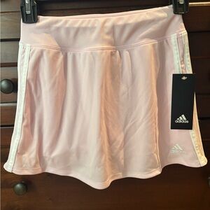 adidas Pink Tennis Skort with White Trim NWT